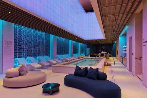 Couples treatment rooms, sauna, hot tub, steam room, body treatments