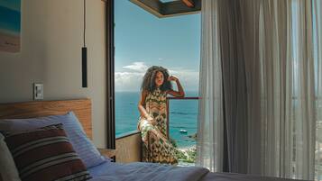 Panorama suite | 1 slaapkamer, luxe beddengoed, pillowtop-bedden, een minibar