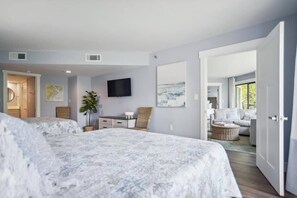 2 bedrooms, iron/ironing board, travel cot, WiFi