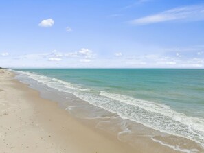 On the beach