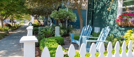 Chalet rustique, vue sur le jardin | Vue sur le jardin