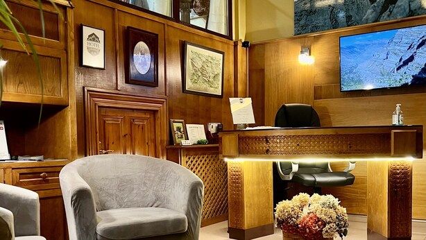 Living area - Hotel La Rivera  (Cabrales)