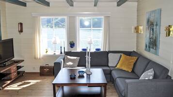 Televisio, takka, DVD-soitin