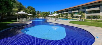 Flats à beira-mar no Carneiros Beach Resort