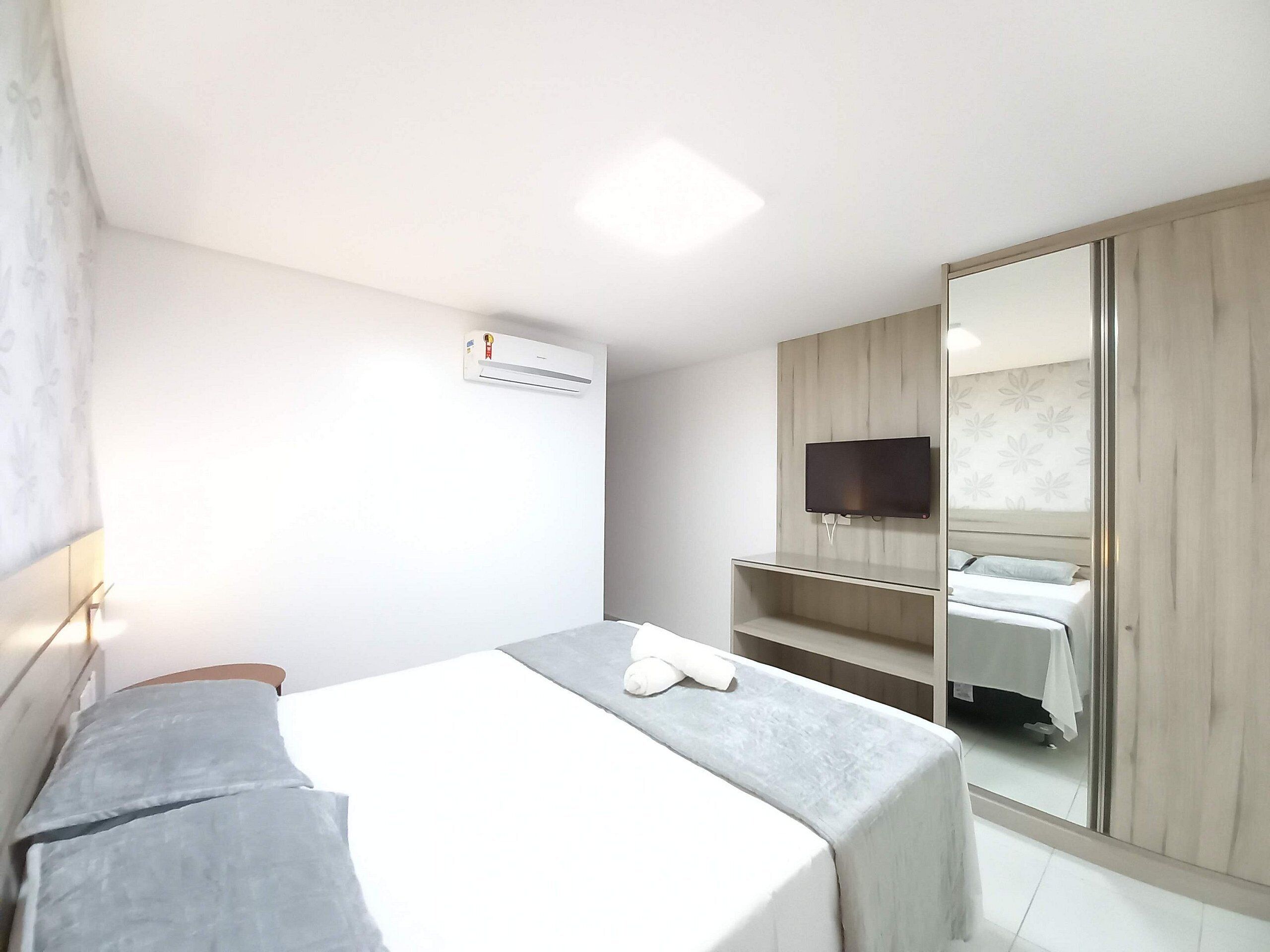 Apartamento conforto | Individualmente mobiliados, Wi-Fi de cortesia
