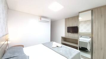 Apartamento conforto | Individualmente mobiliados, Wi-Fi de cortesia