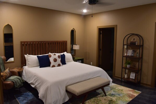 2 bedrooms, iron/ironing board, free WiFi, bed sheets