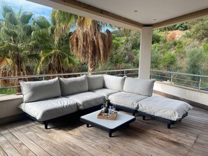 Property grounds - Apartment - Villa with private terrace and pool (Grosseto-Prugna)