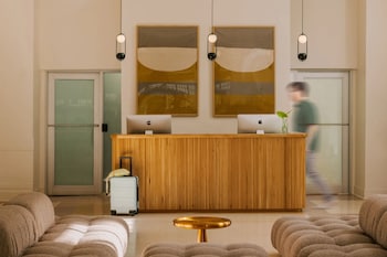 Reception area at Kenmore Village Hotel, South Beach