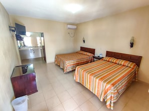 Down duvets, individually decorated, individually furnished