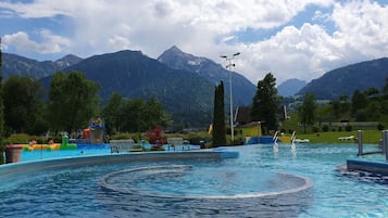 Indoor pool, outdoor pool