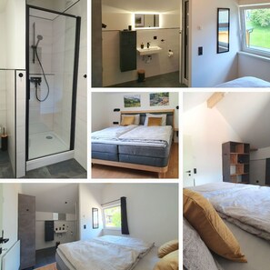 3 dormitorios, caja fuerte, tabla de planchar con plancha