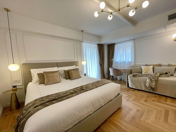 1 chambre, bureau, fer et planche à repasser, accès au Wi-Fi (inclus)