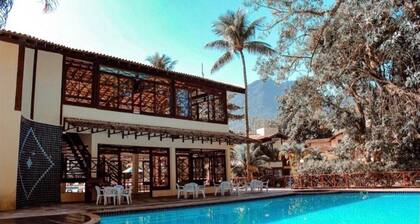 House H 11 in Maresias, gated community facing the beach.