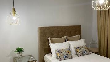 3 soverom, strykejern/-brett, reiseseng for barn og wi-fi (inkludert)