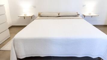 1 soveværelse, sengetøj