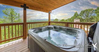 Valley View Lodge | Scenic Ruidoso Retreat w/ Jetted Tub, Vaulted Ceilings & Valley Views