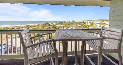 3rd Floor Oceanfront Condo!! Community Pool & Pier w/ 1000 ft fishing pier!