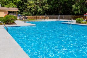 Pool - Classic cabin on Hogback Lake with private dock, game room, firepit, & fireplace (Sapphire)