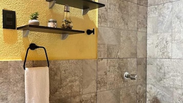 Dusche, Regendusche, Seife, Shampoo