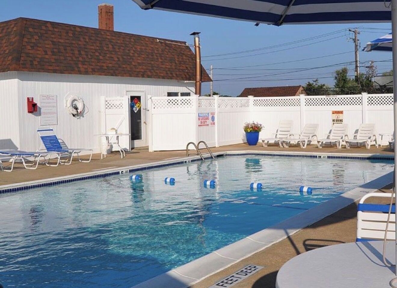 Piscine extérieure, piscine chauffée