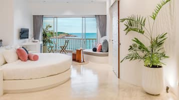 Quarto romântico | Roupas de cama premium, frigobar, cofres nos quartos