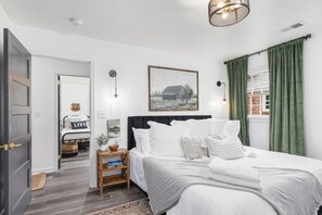 3 bedrooms, iron/ironing board, travel cot, WiFi