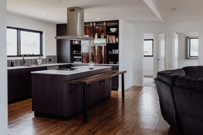 Oven, stovetop, dishwasher, toaster