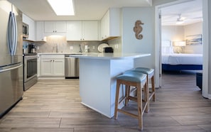 Condo, 3 Bedrooms | Private kitchen | Fridge, oven, coffee/tea maker - Phoenix Vi 6803 3 Bedroom Condo (Orange Beach)