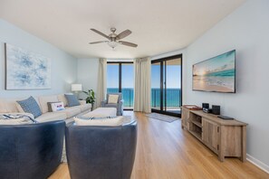 Condo, 3 Bedrooms | Living area | DVD player - Phoenix X 1110 3 Bedroom Condo (Orange Beach)