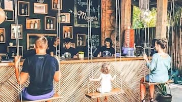 Breakfast, lunch and dinner served