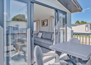 Outdoor dining - Gold 2 Caravan Caravan (Slps 6) (Silloth, North Lakes)