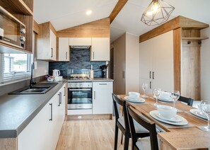 Fridge, oven, stovetop, toaster