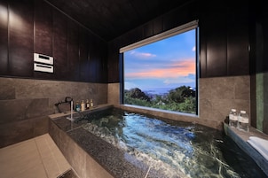 Yamatoumi (Room Only) Non smoking | Bathroom | Separate tub and shower, spring water tub, free toiletries, hair dryer