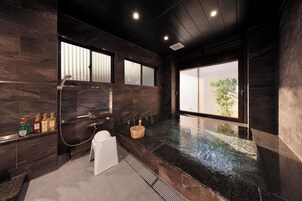 Sandanbeki (Room Only) Non smoking | Bathroom | Separate tub and shower, spring water tub, free toiletries, hair dryer