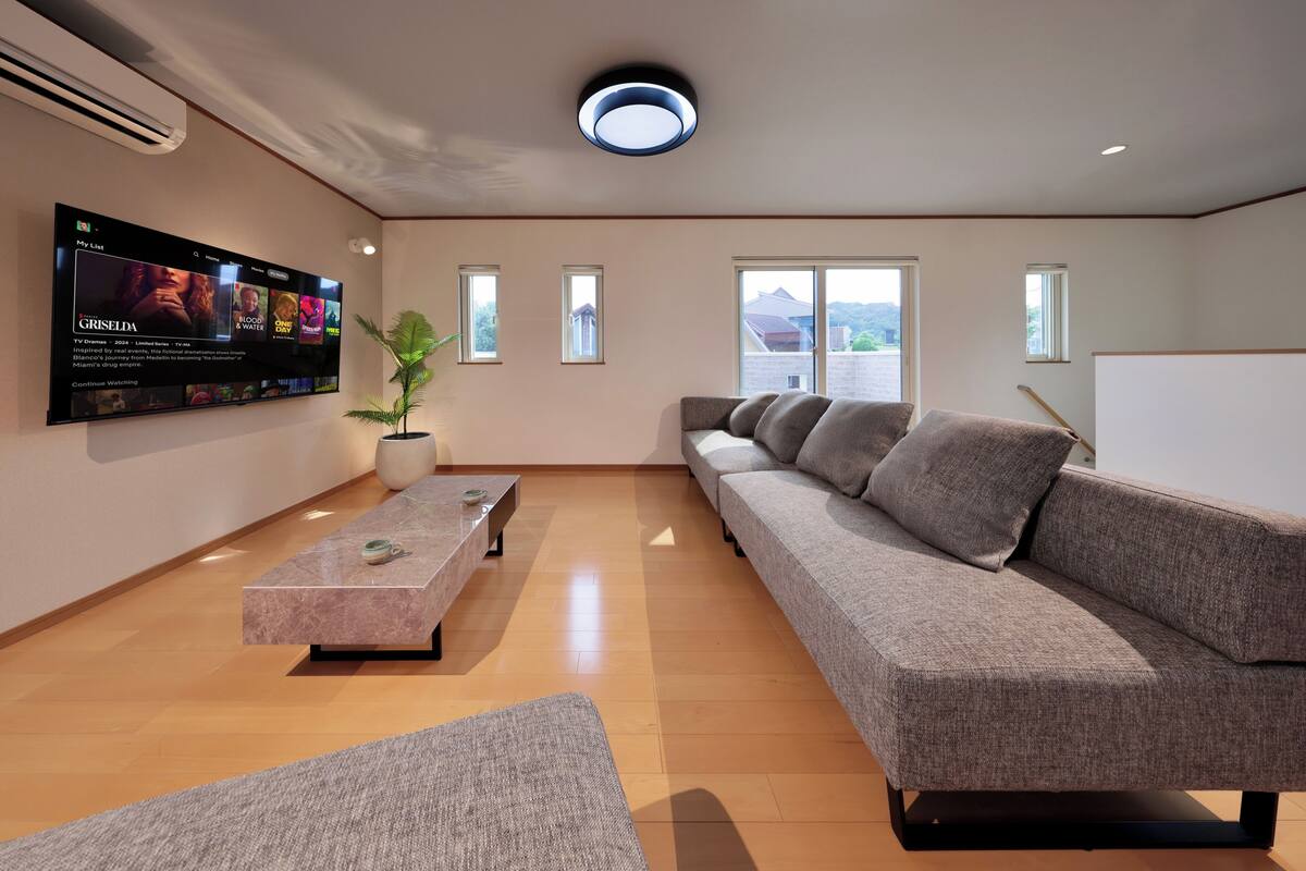 別墅, 非吸煙房 (Hakuto, Room Only) | 起居區 | 平面電視