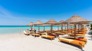 Accommodatie ligt op het strand