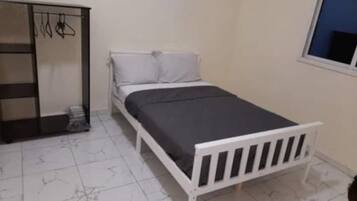 2 bedrooms, bed sheets