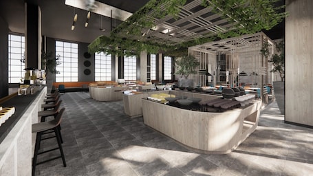 Café da manhã com buffet todos os dias (IDR 118000 por pessoa)