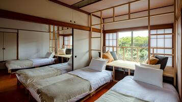 6 間睡房、書桌、免費 Wi-Fi、床單