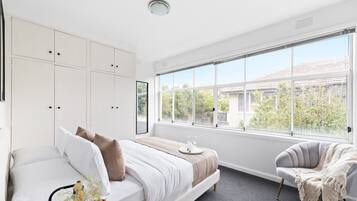 1 bedroom, iron/ironing board, travel crib, WiFi