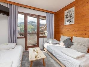 Free WiFi - Comfortable studio cabin for 4 in Avoriaz, south-facing balcony (Avoriaz)
