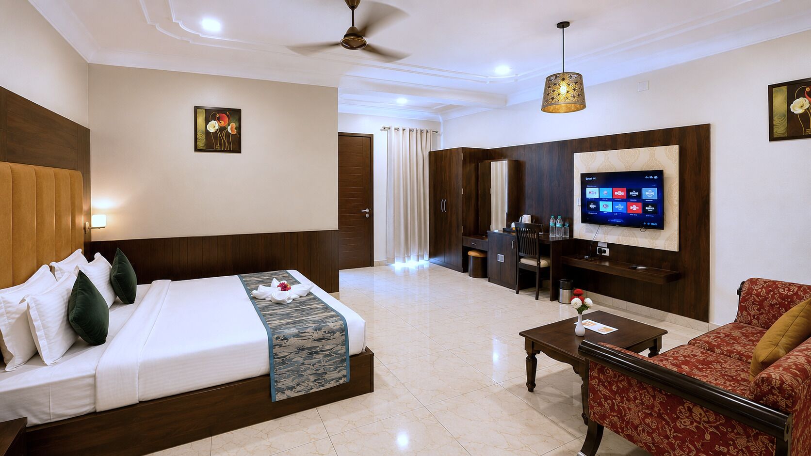 Courtyard Pool View Room with Private Balcony | Exterior