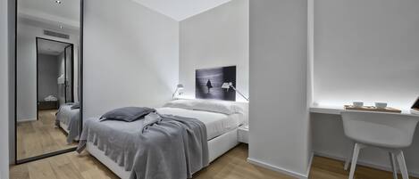 1 室のベッドルーム、アイロン / アイロン台、WiFi、ベッドシーツ