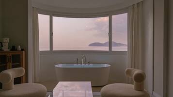 Signature Room | Premium bedding, down comforters, individually decorated