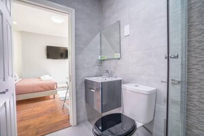 Hair dryer, towels