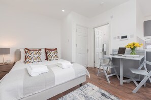 1 間睡房、熨斗/熨衫板、免費 Wi-Fi、床單