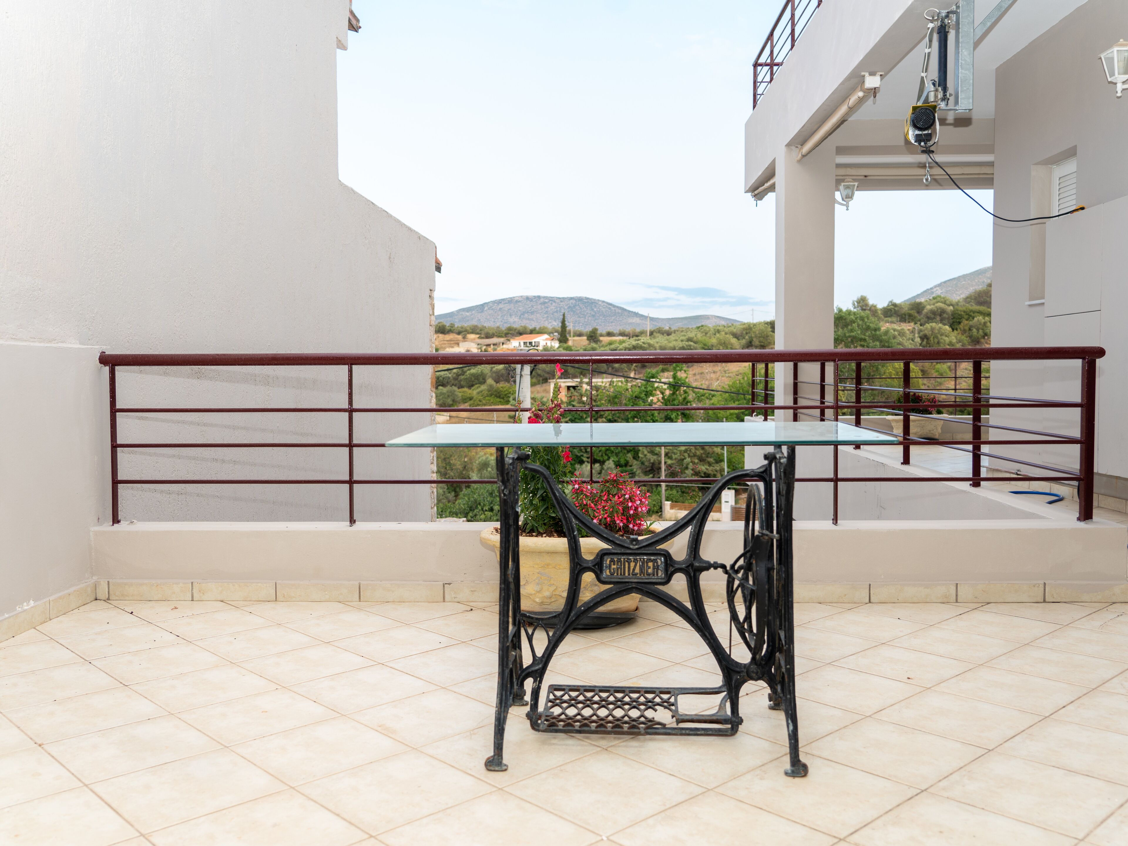 business apartment, 1 double bed, non smoking, private bathroom | terrace/patio