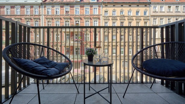 Balcony - Sweet Studio Wroclaw by Renters (Wroclaw)