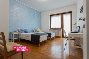 2 makuuhuonetta, ilmainen Wi-Fi, vuodevaatteet